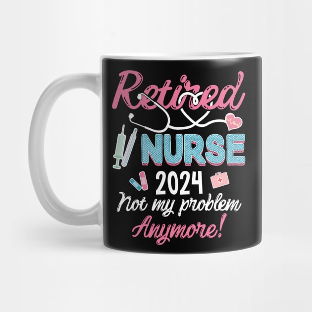 Retired Nurse est 2024 Retirement Gifts For Nurses Men Women by truong-artist-C